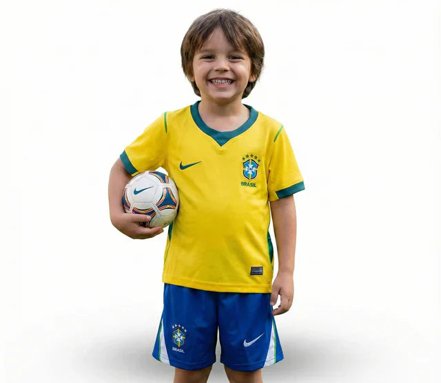 Conjunto Infantil Seleção Brasileira 2026/27 I (Concept)